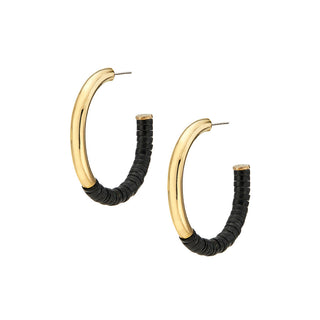 Karamu Horn Hoop Earrings