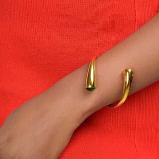 Twisted Glass Dash Cuff