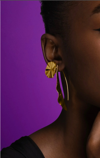 Bidu Fanned Stud Earrings