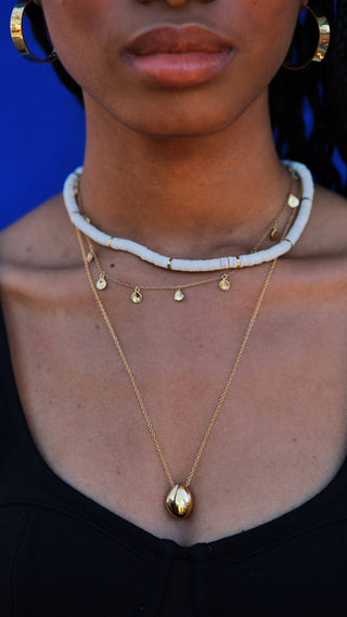 Jiwe Long Pendant Necklace