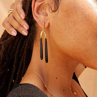 Pia Double Dangle Earrings