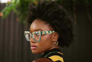 Mpira Glass Hoop Earrings