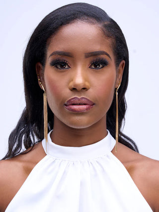 Safu Herringbone Drop Earrings