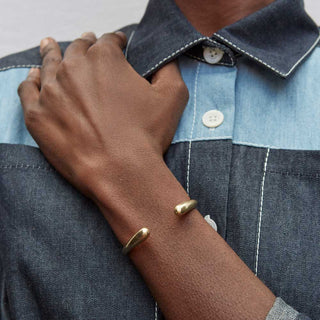 Delicate Dash Cuff Bracelet