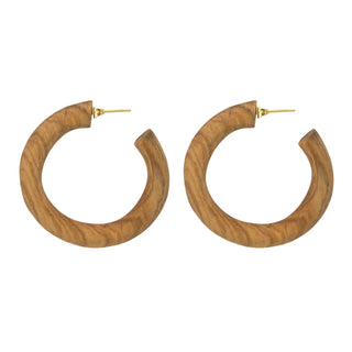 Arlie Wood Hoop Earrings