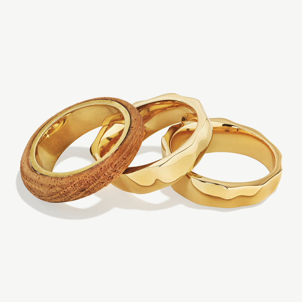 Fuliwa Teak Stacking Rings – SOKO