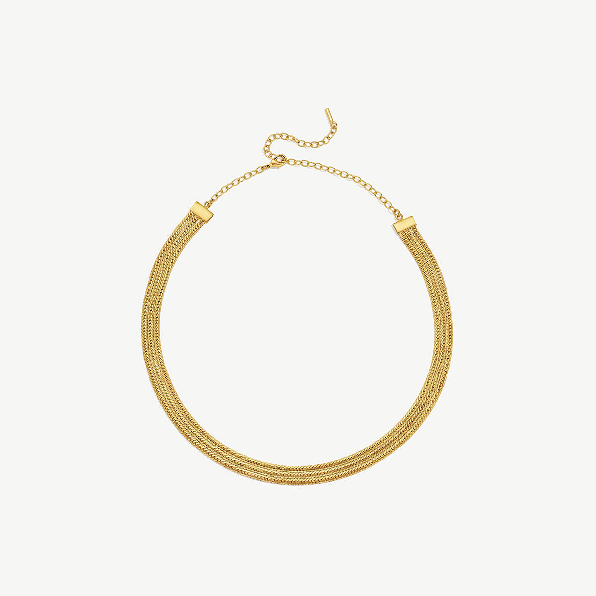 Safu Layered Herringbone Necklace – SOKO