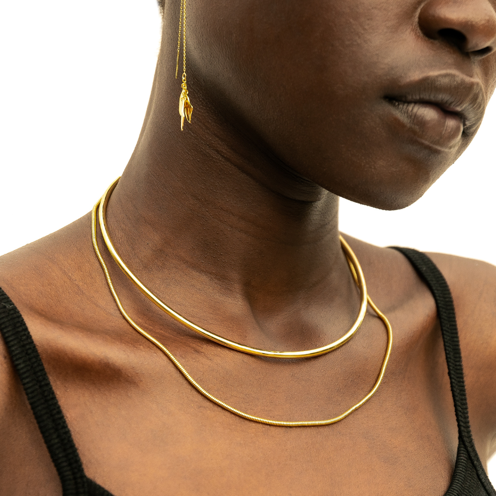 Gold 2025 layered choker