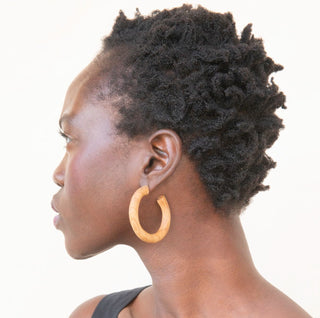 Arlie Wood Hoop Earrings