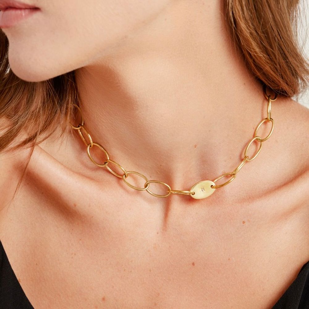 Soko Sahani Personalized Chain Link Necklace
