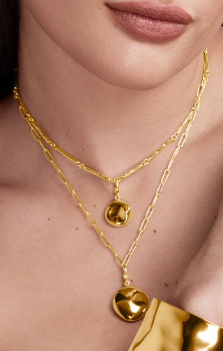 Mini Bahari Necklace Charm & Nyundo Chain Necklace Set