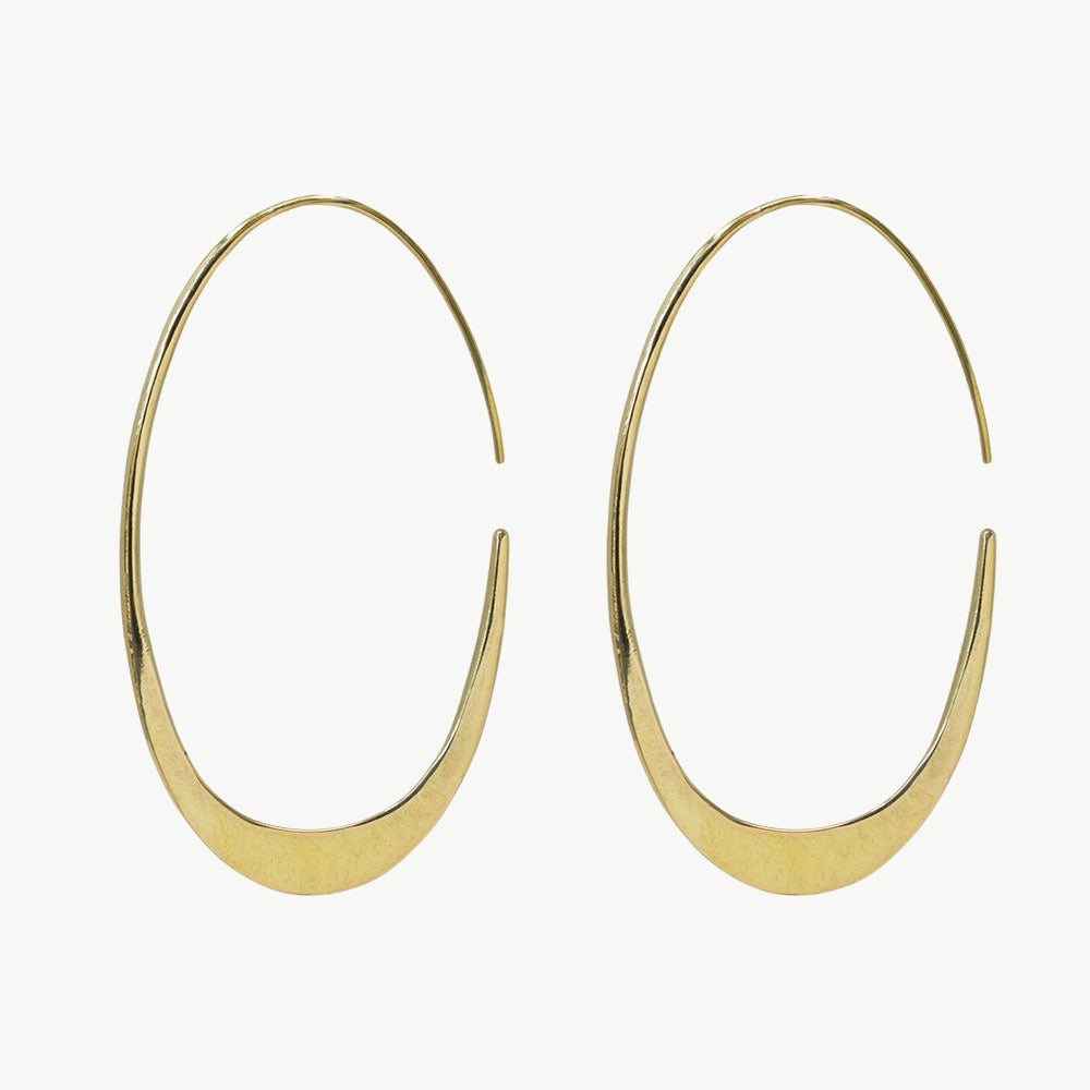 Mezi Tapered Hoop Earrings