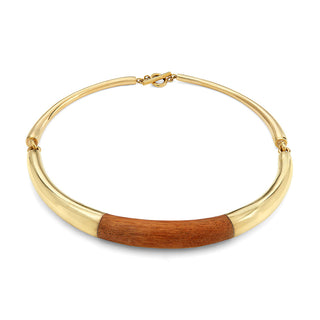 Sana Wood Collar Necklace